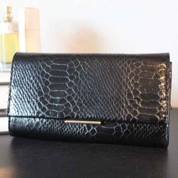 Express Handbags - Black Crossbody Clutch Bag - Express